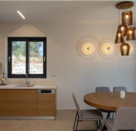  3 bedroom stone villa with pool & seaview, near Acharavi, sleeps 6